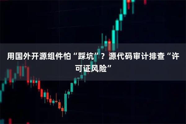 用国外开源组件怕“踩坑”？源代码审计排查“许可证风险”