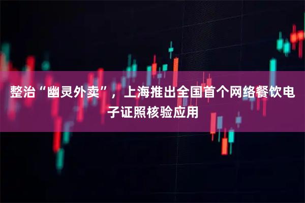 整治“幽灵外卖”,上海推出全国首个网络餐饮电子证照核验应用